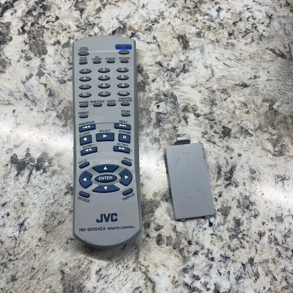 JVC RM-SXVS42A DVD Remote Control Original Genuine B160 UNTESTED - Picture 1 of 6